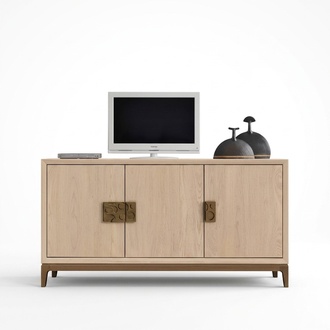 Beige living room sideboard luxury designer furniture wood luxury chest of drawers new