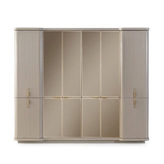 Beige closet Wardrobe Bedroom Wooden wardrobe Furniture