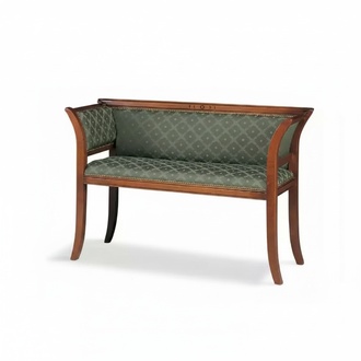 Bench Classic bench luxury upholstered furniture upholstery fabric 116x45x77