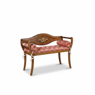Bench Classic designer seating furniture living room upholstered bench