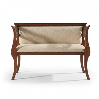 Bench luxury design upholstered furniture seating furniture Italian furniture bench living room