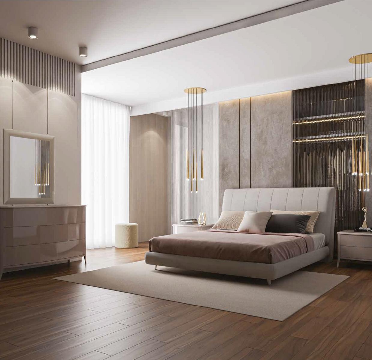 Double Bed Wood Upholstered Beds Double Bed Frame Modern Luxury Bedroom Bed