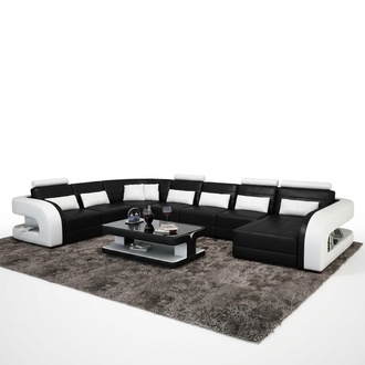Large sectional sofa with USB couch, upholstered corner leather sofa set, couches!!