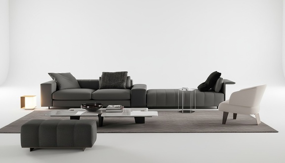 Big Sofa 2 Seater + Chaise Lounge Luxury Leather Corner Couch Upholstery Set New