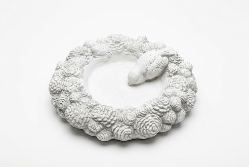 Bird bath sculpture design figure statue garden figures statues bowl S104088