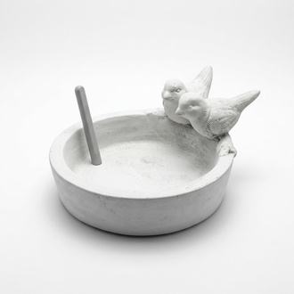 Bird bath sculpture design figure statue garden figures statues bowl S104108