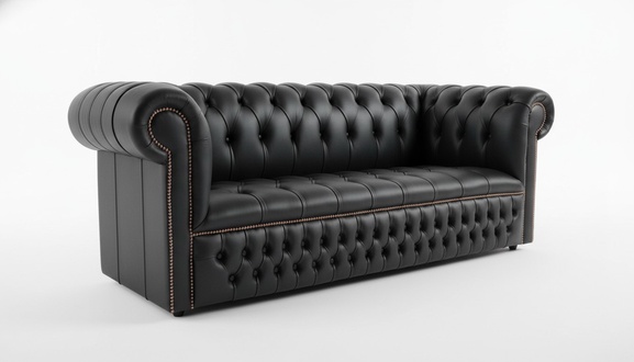 Black designer sofa couch upholstery XXL 3 seater big sofas couches leather textile