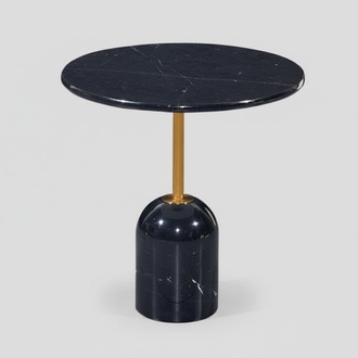Black Side Table Living Room Tables Modern Round Design Console Table