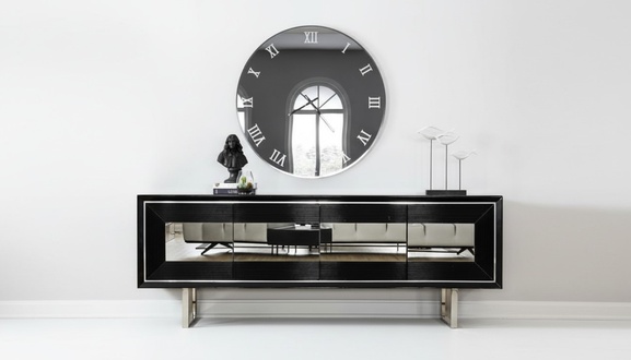 Black sideboard, dresser, chest of drawers, cabinet, luxury sideboard