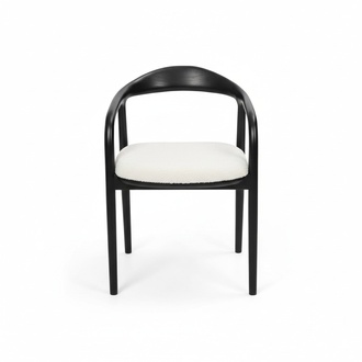 Black and white dining room chairs Luxury kitchen seating furniture Metal chairs