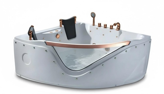 bubble bath luxury tub whirlpool hydro massage tub wellness tub 150x150 cm