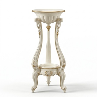 Flower Stand Flower Stand Vases Stand Baroque Rococo Shelf Wood
