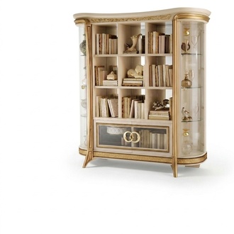 Office XXL bookcase/showcase in art nouveau style italian furniture arredoclassic™
