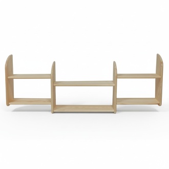 Bookshelf 150 * 19 * 47 cm solid wood solid pine office shelf shelf real wood