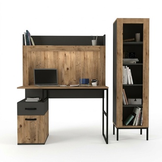 Bookshelf Comfortable Youth Room Children\'s Furniture Brown Modern Furniture Shelf