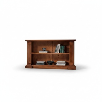 Bookcase Style Art Deco Cabinet Brown Furniture Cupboards Shelf