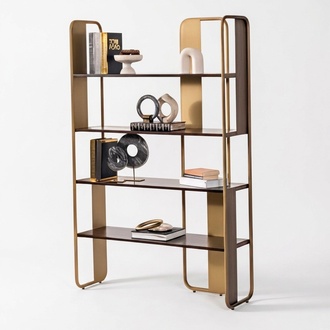 Bookshelf – Vintage Partition Shelf Shelves in the Style of the 70s and 80s