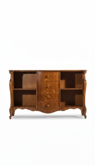 Bookcase Wood Freestanding Office Shelf elegant Brown Cabinet new
