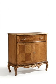 Brown Classic Chest of Drawers Living Room Furniture Wood Furnishing Sideboard