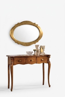 Brown Console Table Bedroom Furniture Wood Luxury Design
