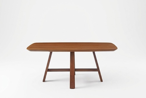 Brown Designer Luxury Wood Table High Quality Tables Dining Living Room Dining Tables