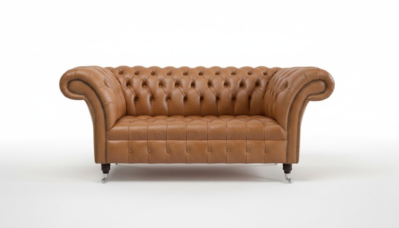 Brown designer sofa couch upholstery XXL 2 seater big sofas couches textile leatherr
