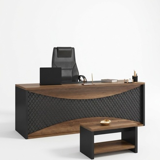Brown desk tables office table executive desk 200x90