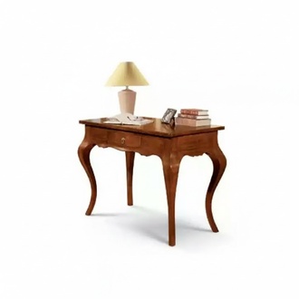 Brown Solid Wood Desk Classic Office Furniture Workroom