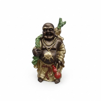Smiling Budai figure decorative statue sculpture 62 cm height (B52)