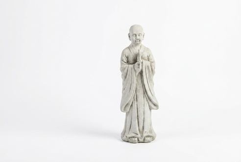 Buddha sculpture in stone look. Large sculpture for garden and living area 73cm