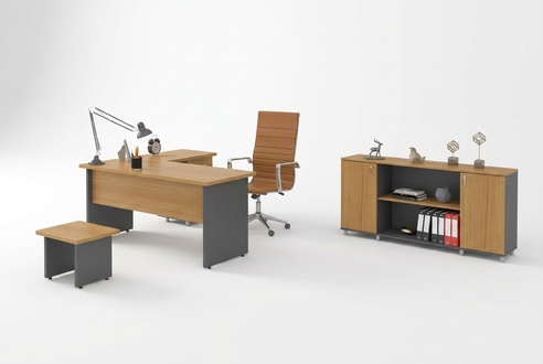 Office furniture study set office furniture boss desk cabinet