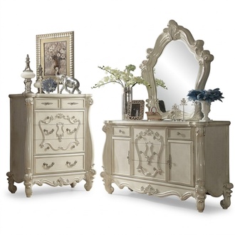 Chests of Drawers Baroque Rococo Mirror Sideboard Console Wood New
