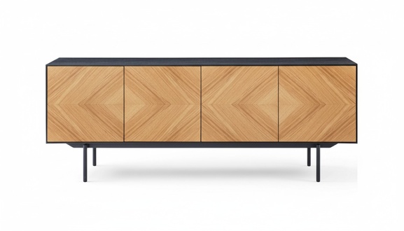 Buffet sideboard cabinet dining room cupboard wood brown