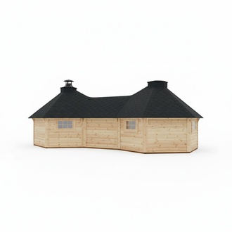 Cottage Mountain cabins Sauna Grill cabin 22m² wooden house garden arbor cabin grills