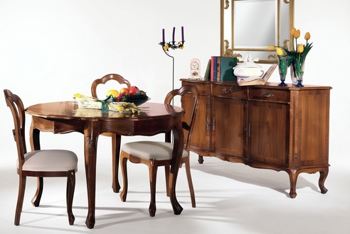 Cabinet living room shelf luxury wood design chest of drawers sideboard side brown furniture