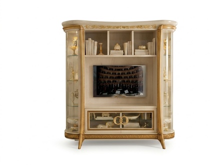 Classic Art Nouveau Living Room Wall TV Cupboard/Sideboard