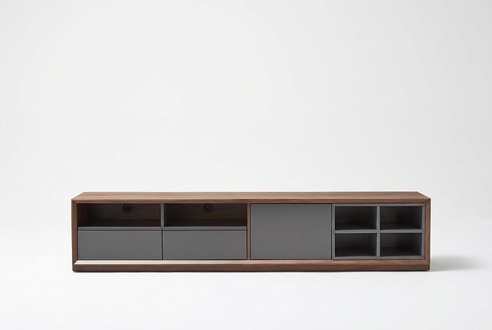 Cupboard Walls Shelf Living Wall Cabinets Side Low Board Shelves Wood Design TV Furniture