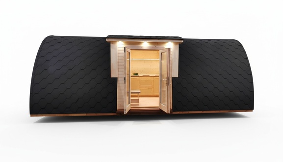 Camping House 660cm Sleeping Cabin Garden Lodge Camping House Wooden House