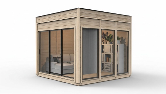 Camping House Garden House Wooden House Holiday Home Garden House Cottage 354x354x318