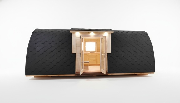 Camping house, home office, wooden house, holiday home, garden house, 2-6 people, prefabricated house.