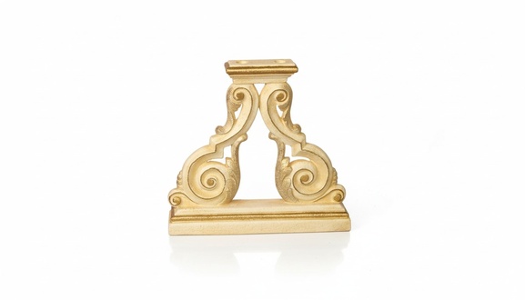 Decoration candlestick for lights stand made of stucco/acrylic material