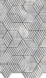 Carpet Geometric Pattern Black White Living Room Office Rugs