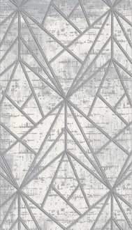 Short Pile Carpet Geometric Abstract Lines Pattern Gray Living Room Rugs