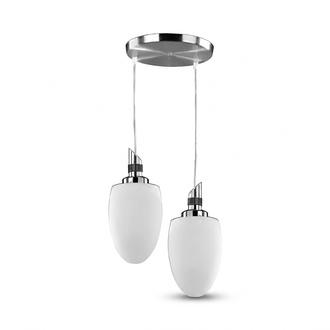 Ceiling lamp modern white glass living room luxury style 33x70cm