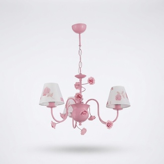 Ceiling lamp pink with modern design in the living room bedroom