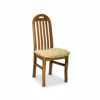 Chair 2x chairs group set living dining room set wood country style textile new