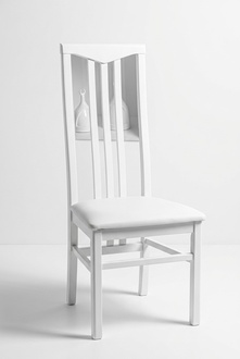 2x set dining room chairs solid wood design furniture upholstered Made in Italy
