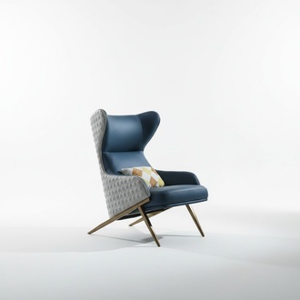 Armchair Design Couch Sofa Relax Leather Lounge Club Upholstery Seater Luxury Turquoise