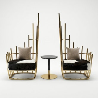 Chair Design Lounge Back Chair Upholstery Dining Living Room Club Furniture Fur Armchair