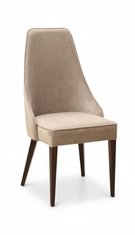 Designer 4x set modern style chairs velvet upholstered soft seats & backrest NEW